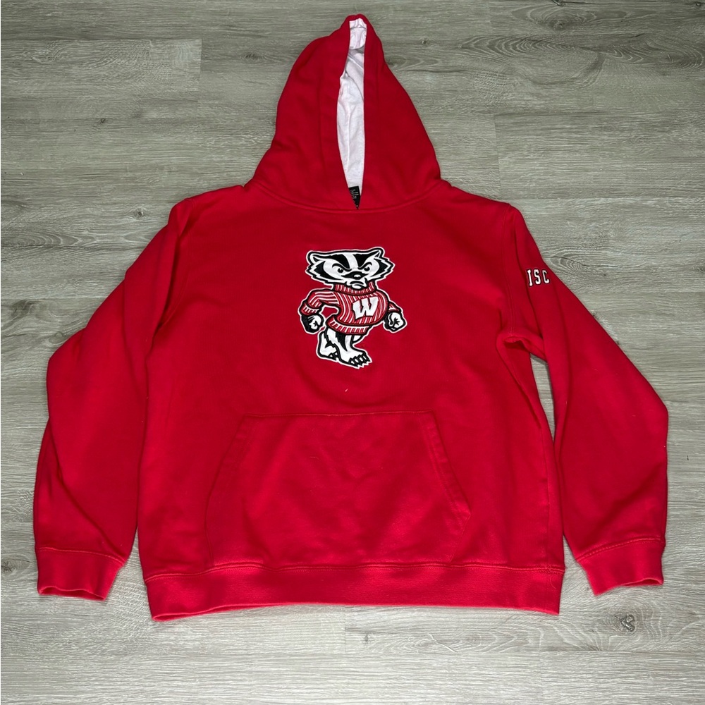 Wisconsin Badgers red hoodie